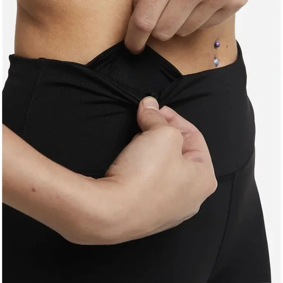 Nike Dri-FIT Black Leggings - Picture 9 of 15